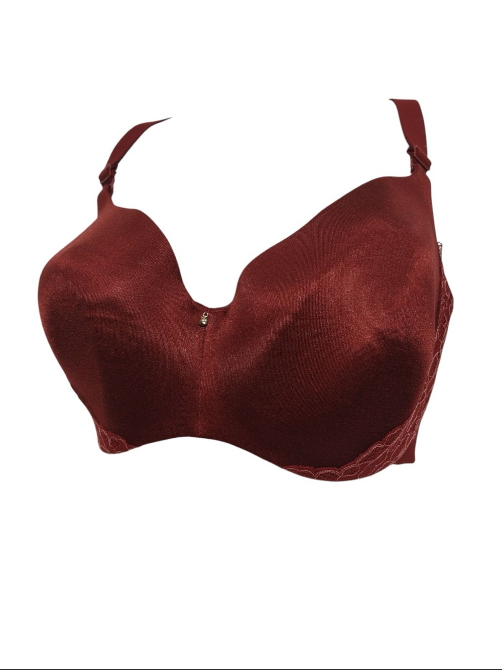 Cacique Full-Coverage Bra - Deep Wine